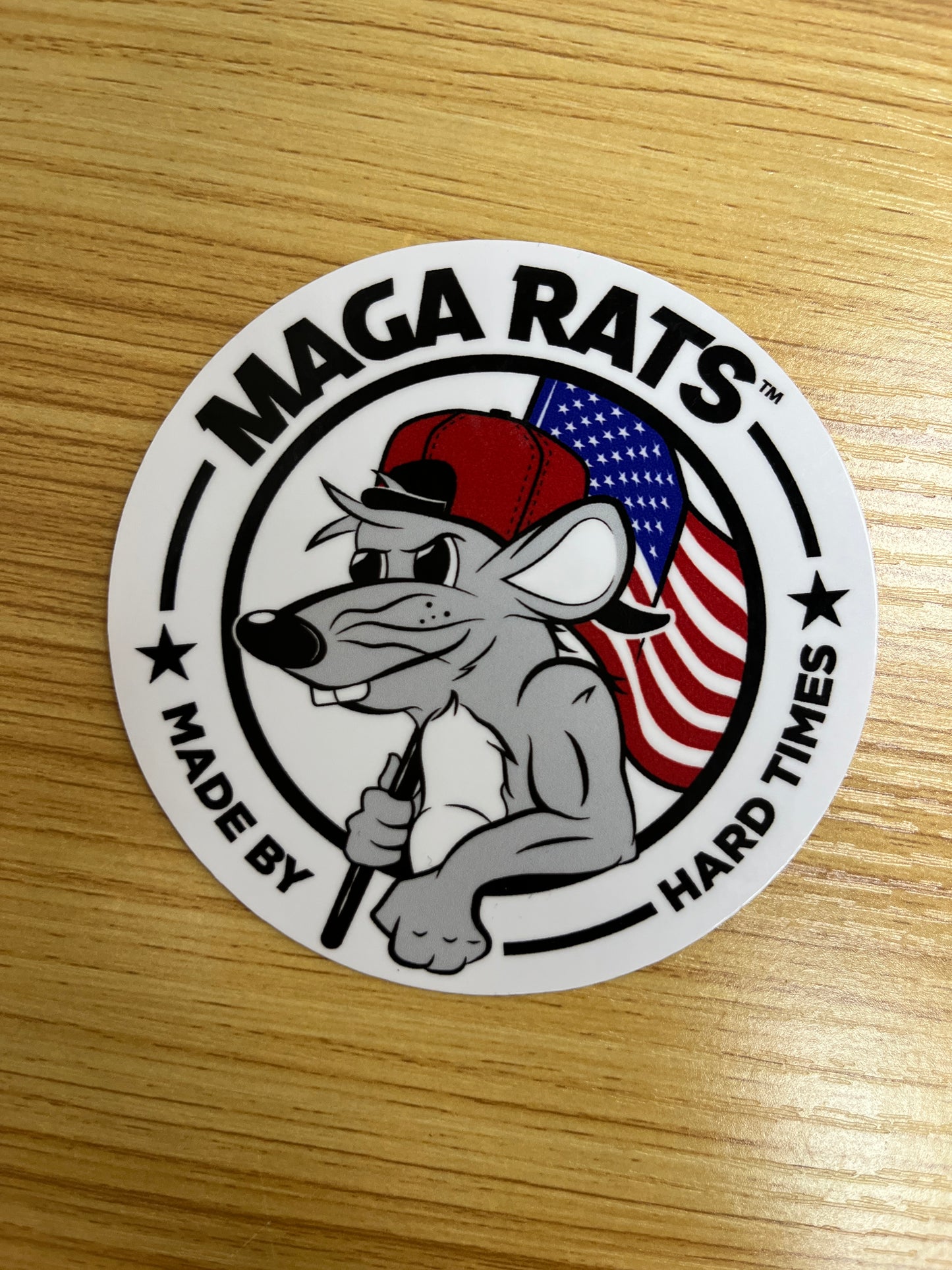 MAGA RATS Classic Logo Sticker - 3 inch – MAGA RATS™ Apparel