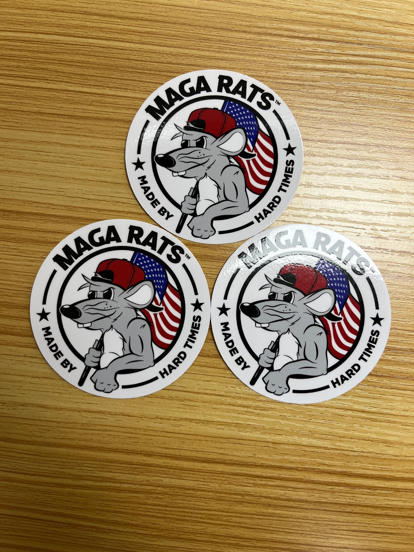 MAGA RATS Classic Logo Sticker - 3 inch