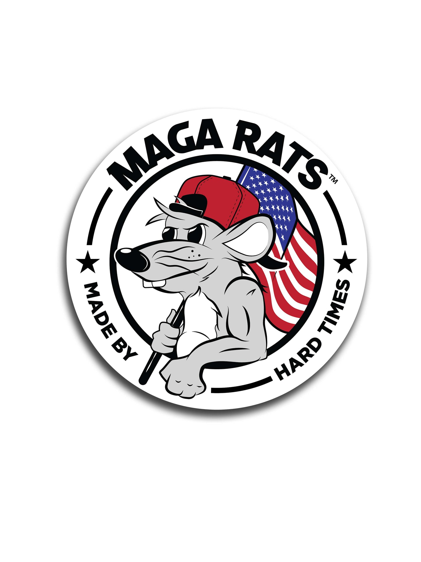 MAGA RATS Classic Logo Sticker - 3 inch