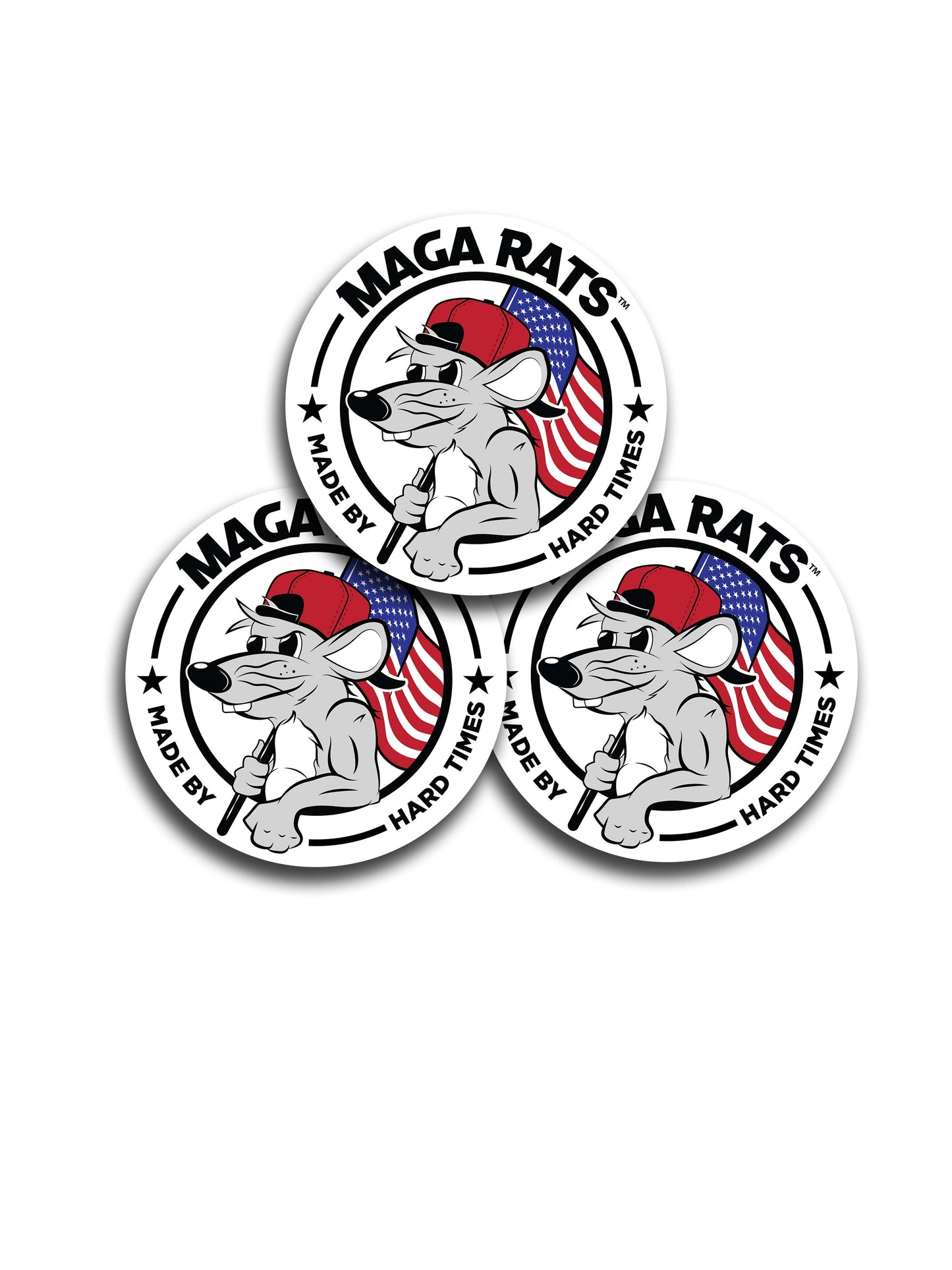 MAGA RATS Classic Logo Sticker - 3 inch